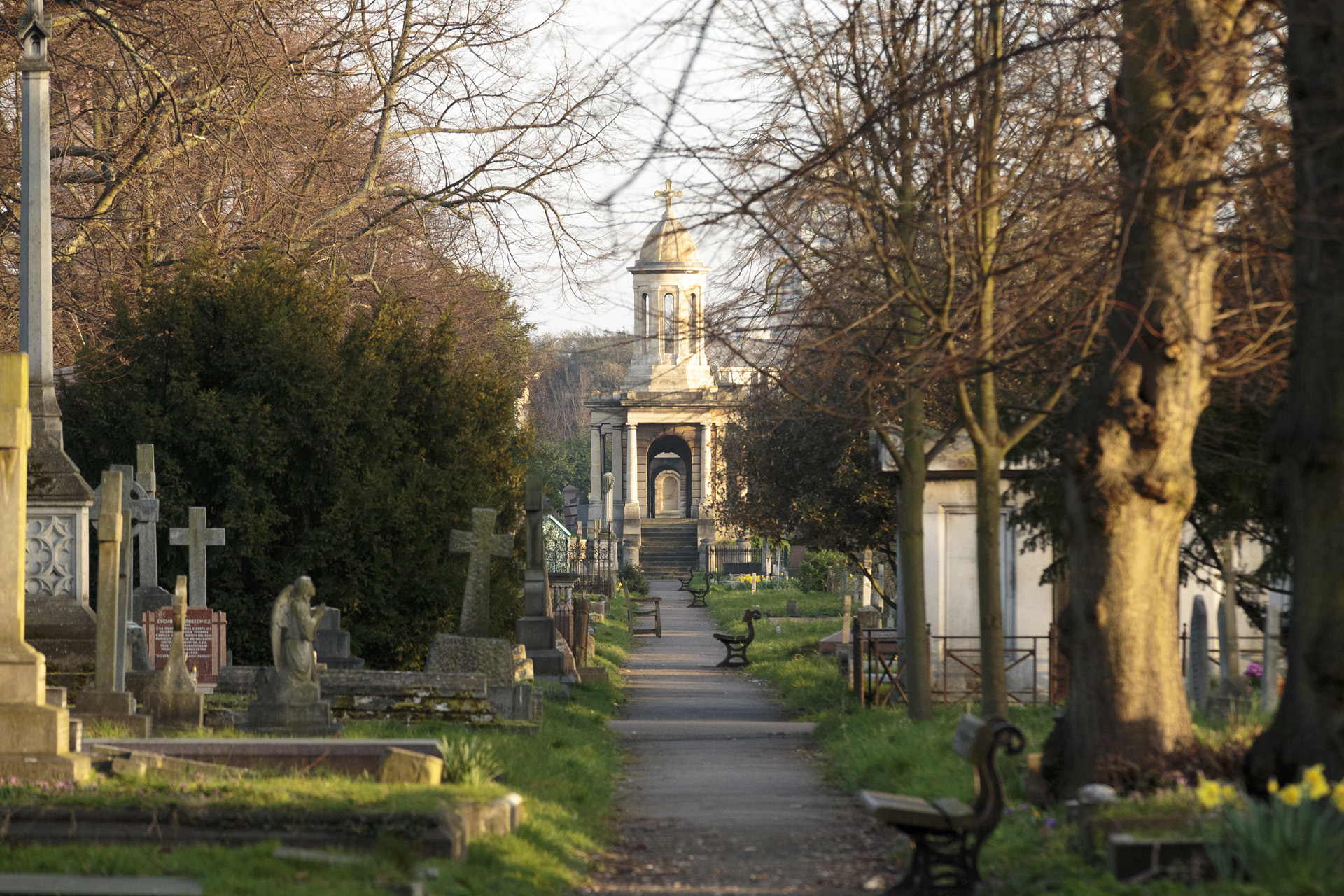 Brompton Cemetery, West Brompton, London, England, United Kingdom