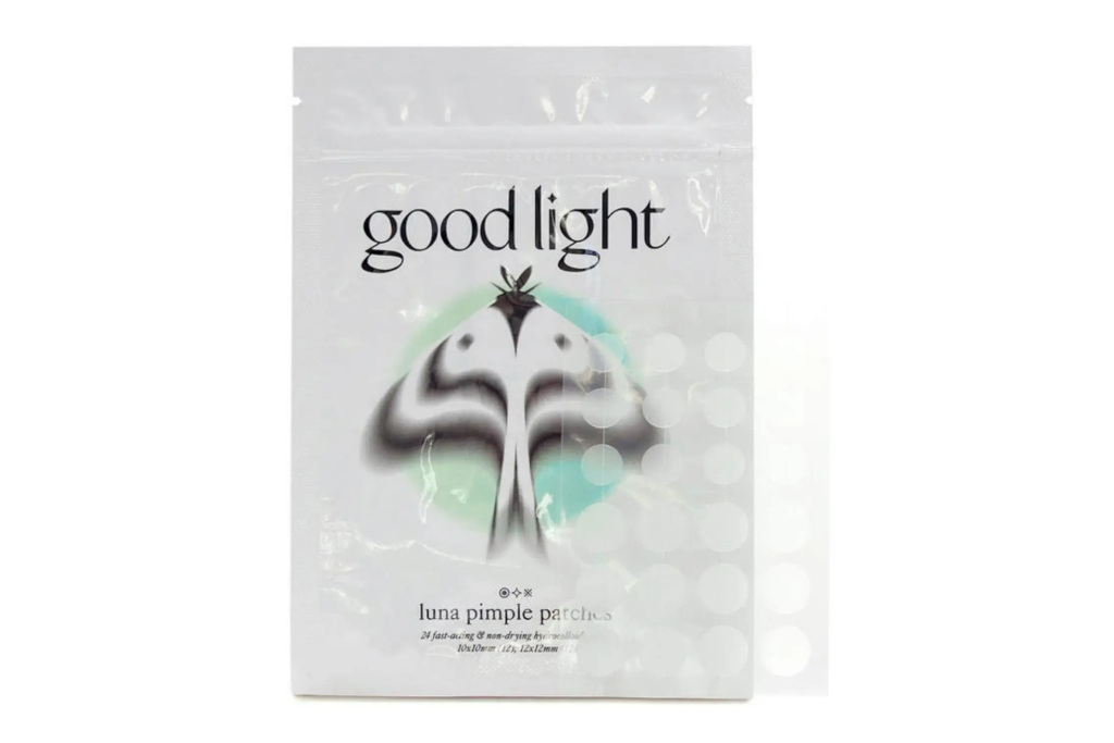 White packet with butterfly illustration