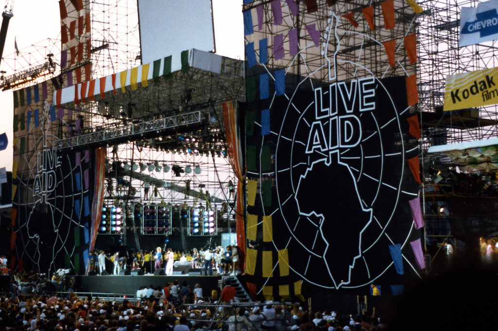 Live Aid at JFK Stadium, Philadelphia, 1985