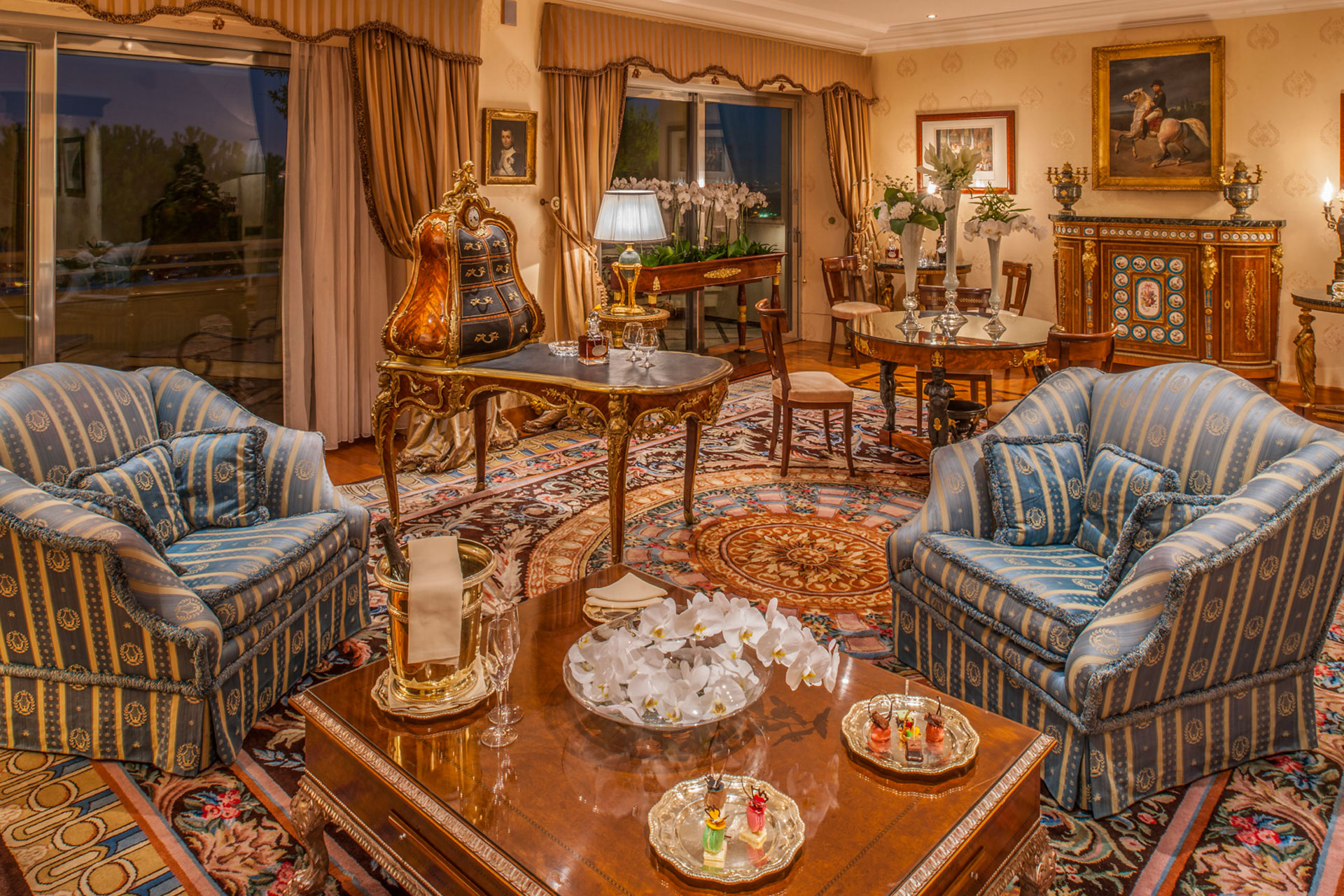 Rome, Italy: The Rome Cavalieri Waldorf Astoria Hotel, Napoleon Suite