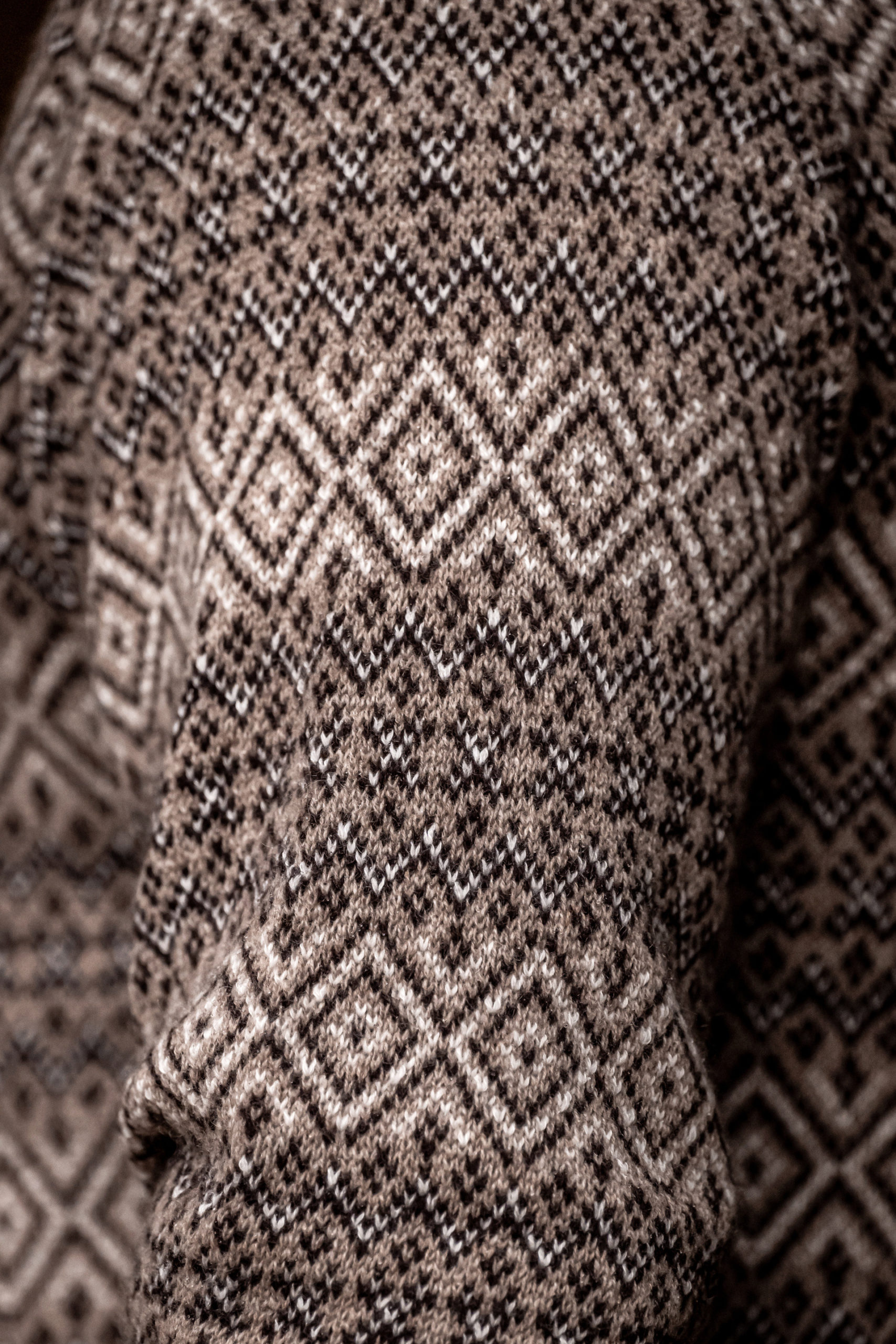 Close up of knitwear