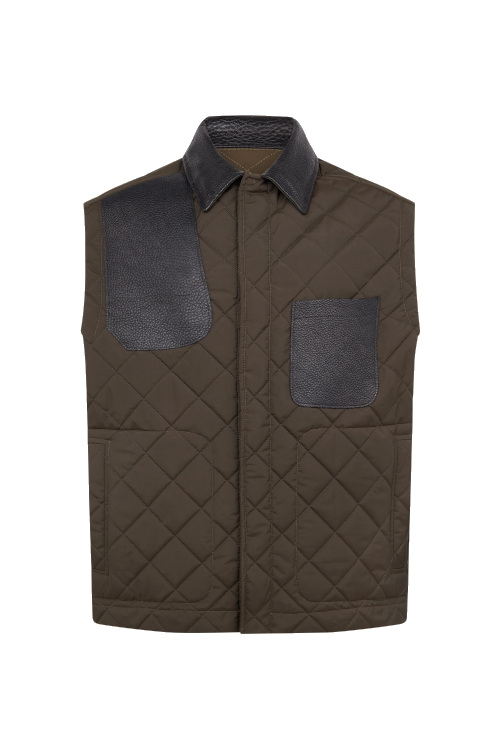 Padded barn gilet jacket