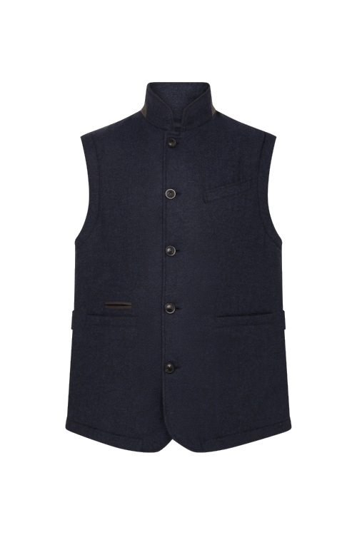 Navy gilet