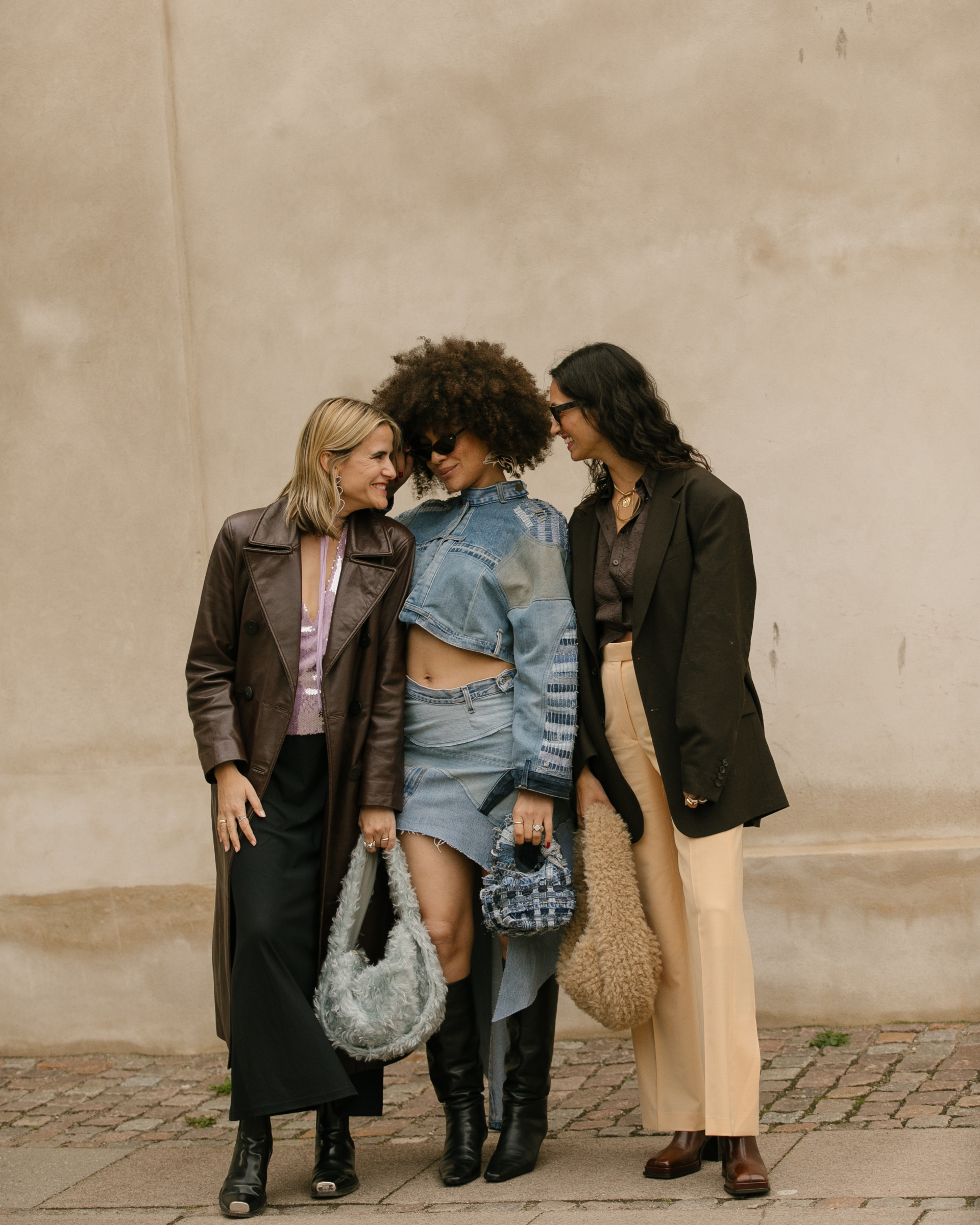 Three women stood together