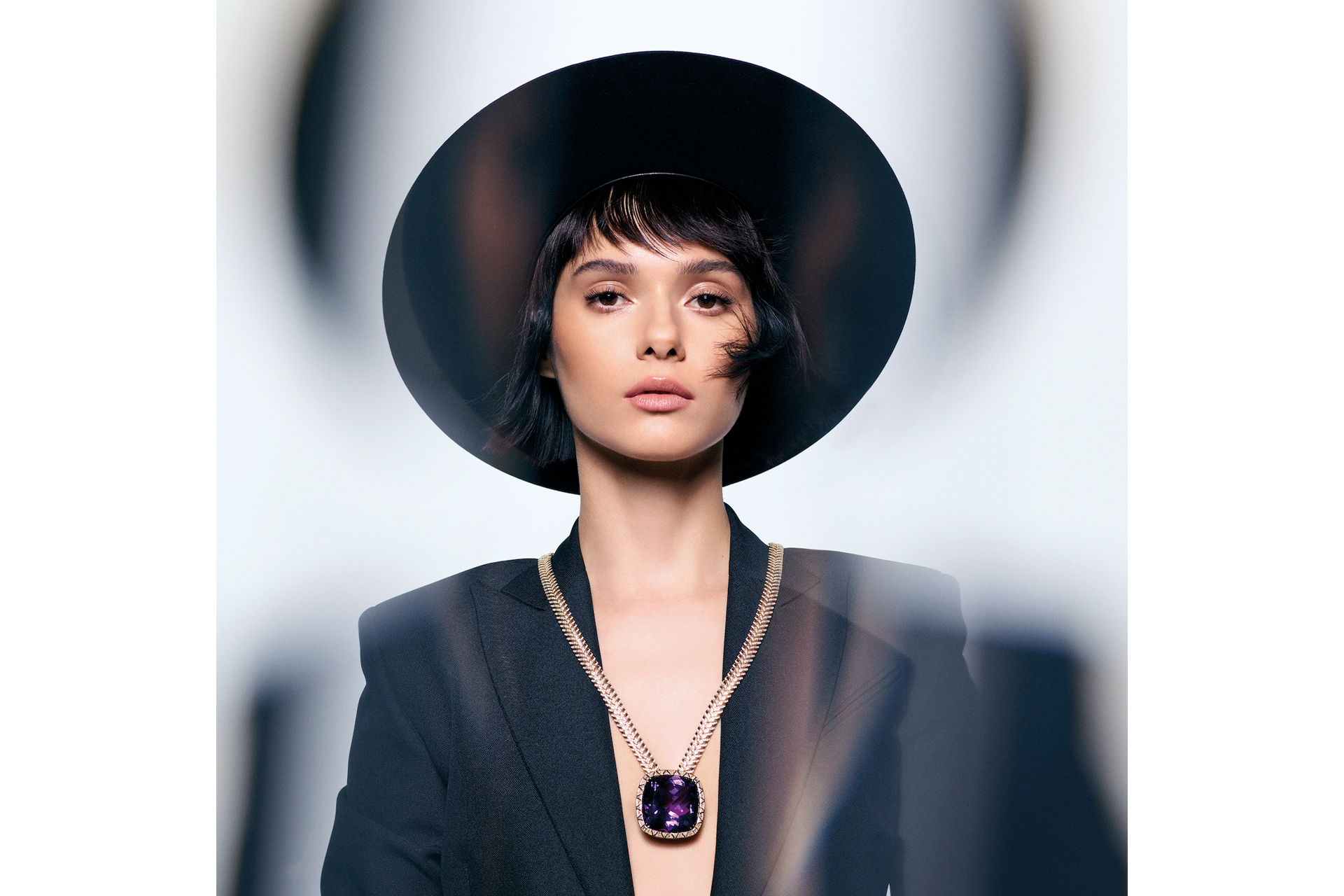 model in c&th jewellery shoot