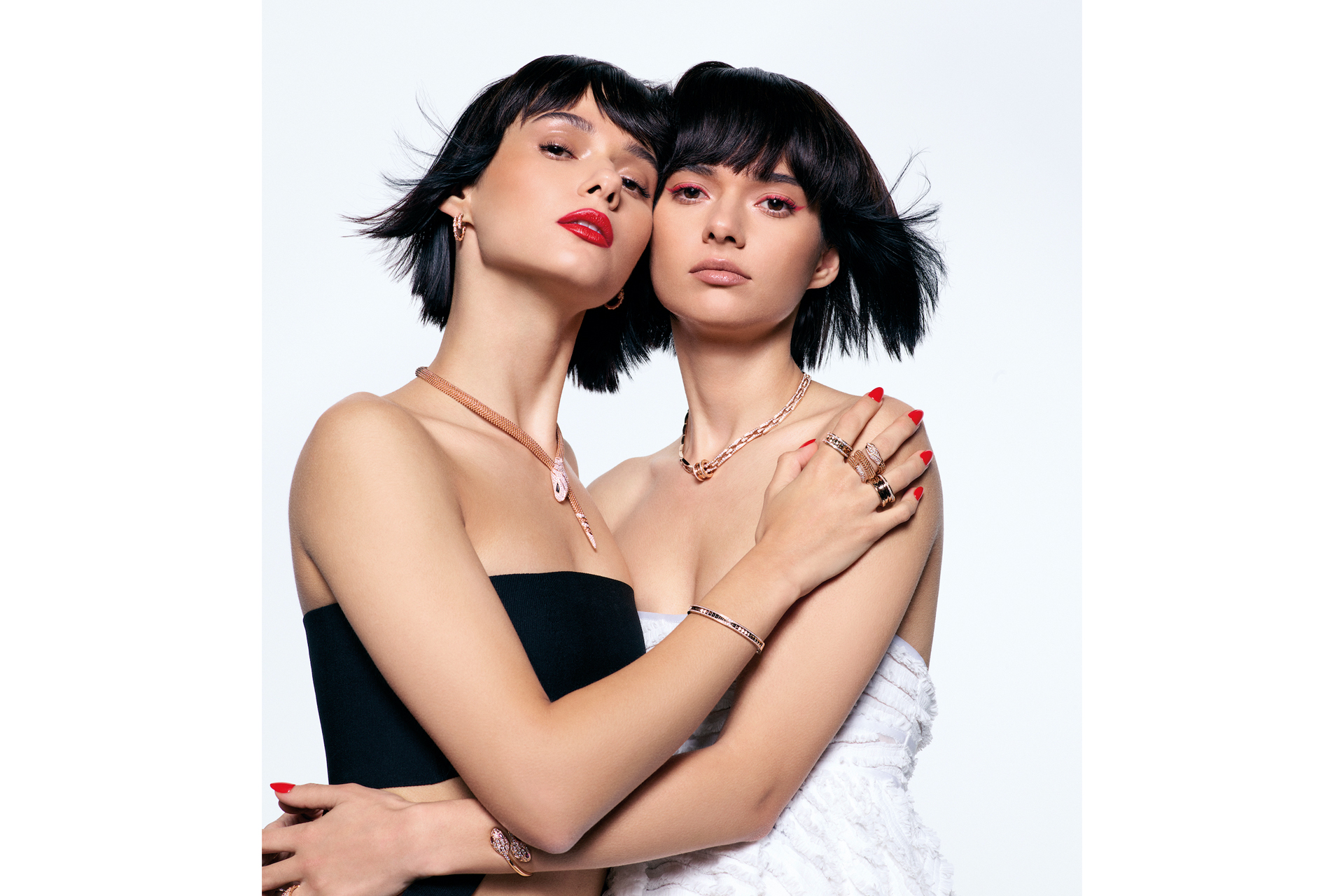 model in c&th jewellery shoot
