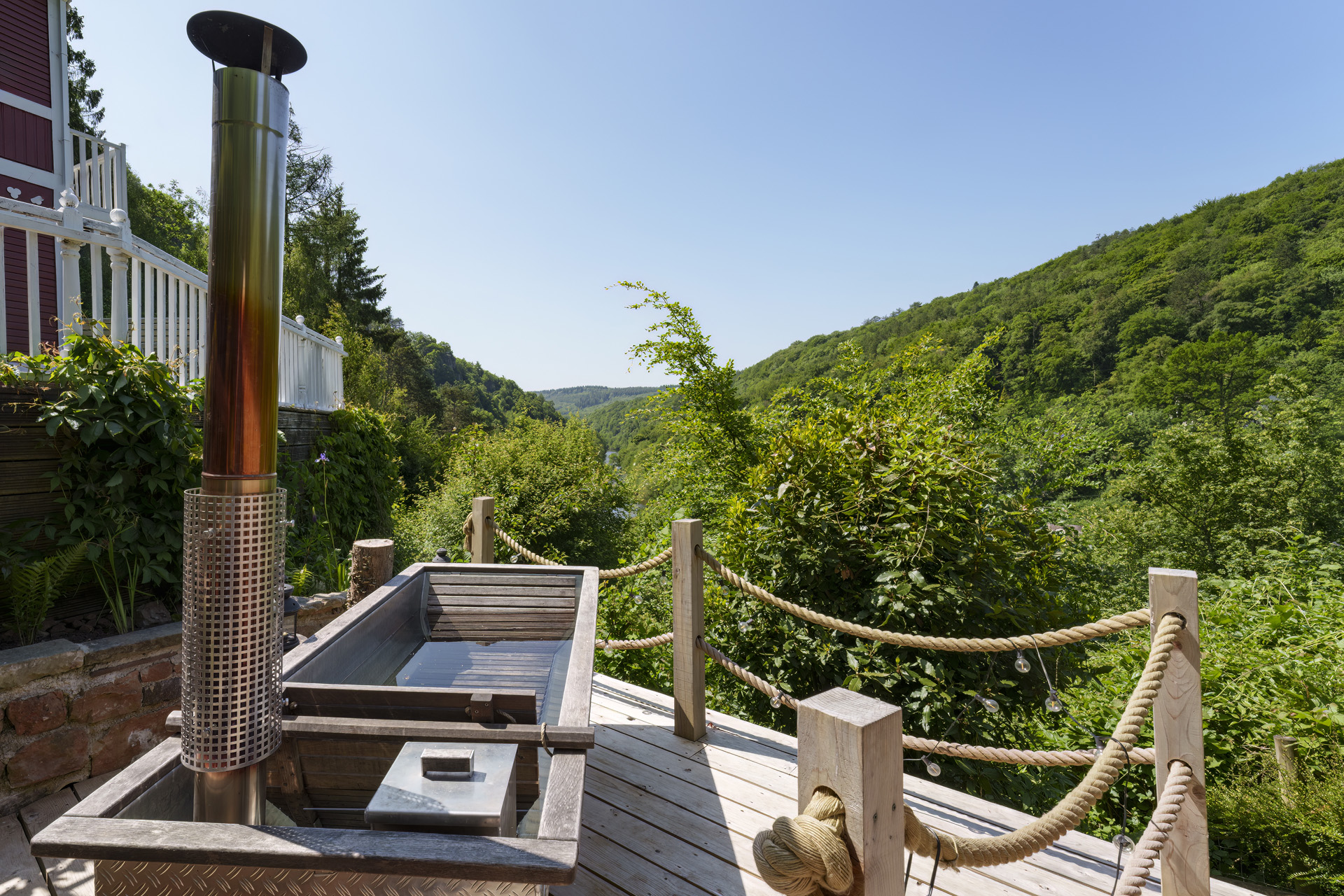 Sex Education chalet deck