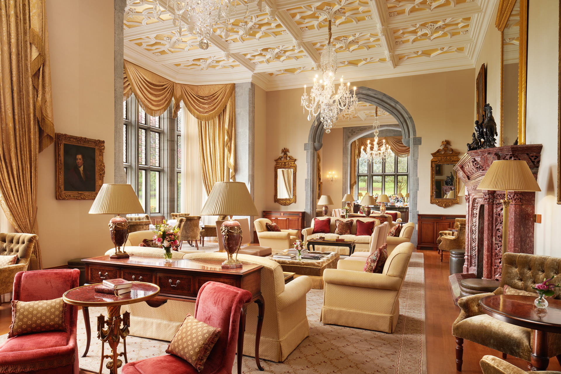 The Drawing Room at Adare Manor