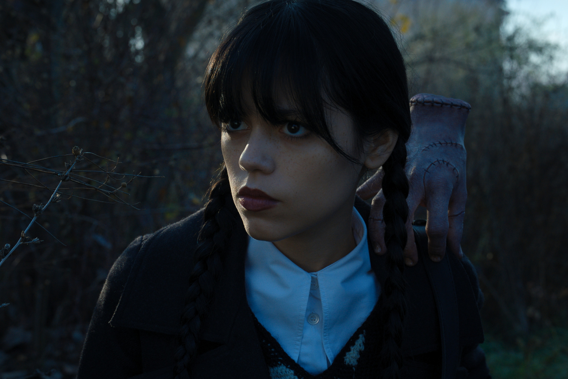 Jenna Ortega as Wednesday Addams