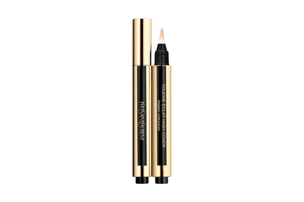 Gold and black makeup tube