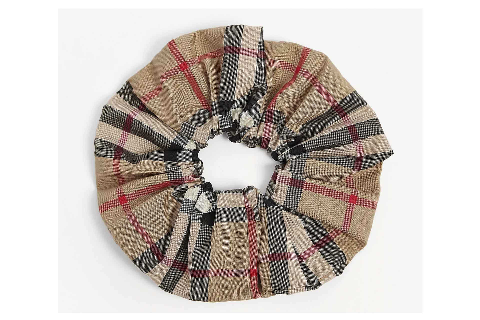 Burberry Vintage check cotton scrunchie
