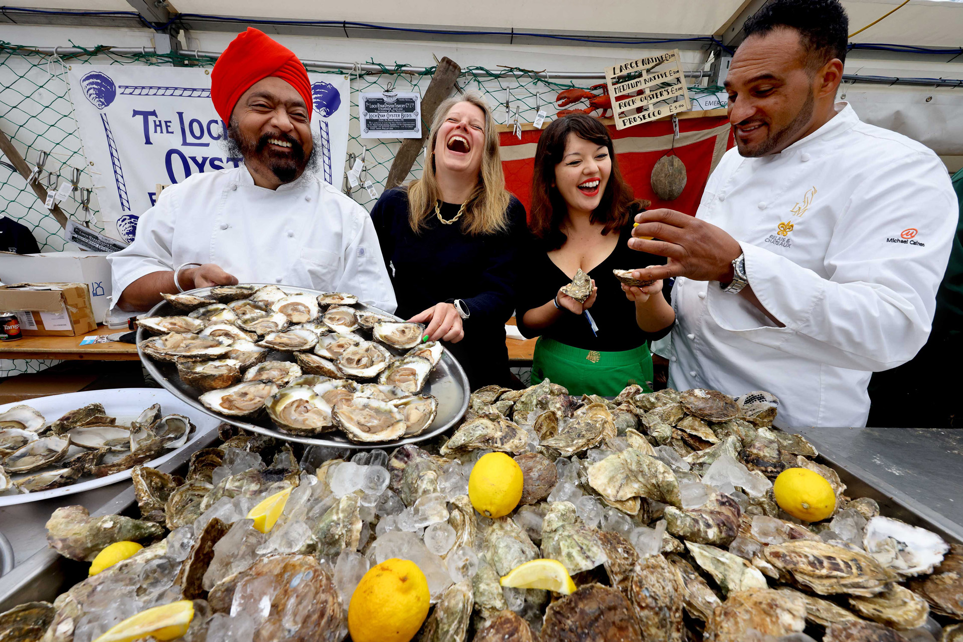 Celebrity Chefs at Stranraer Oyster Festival