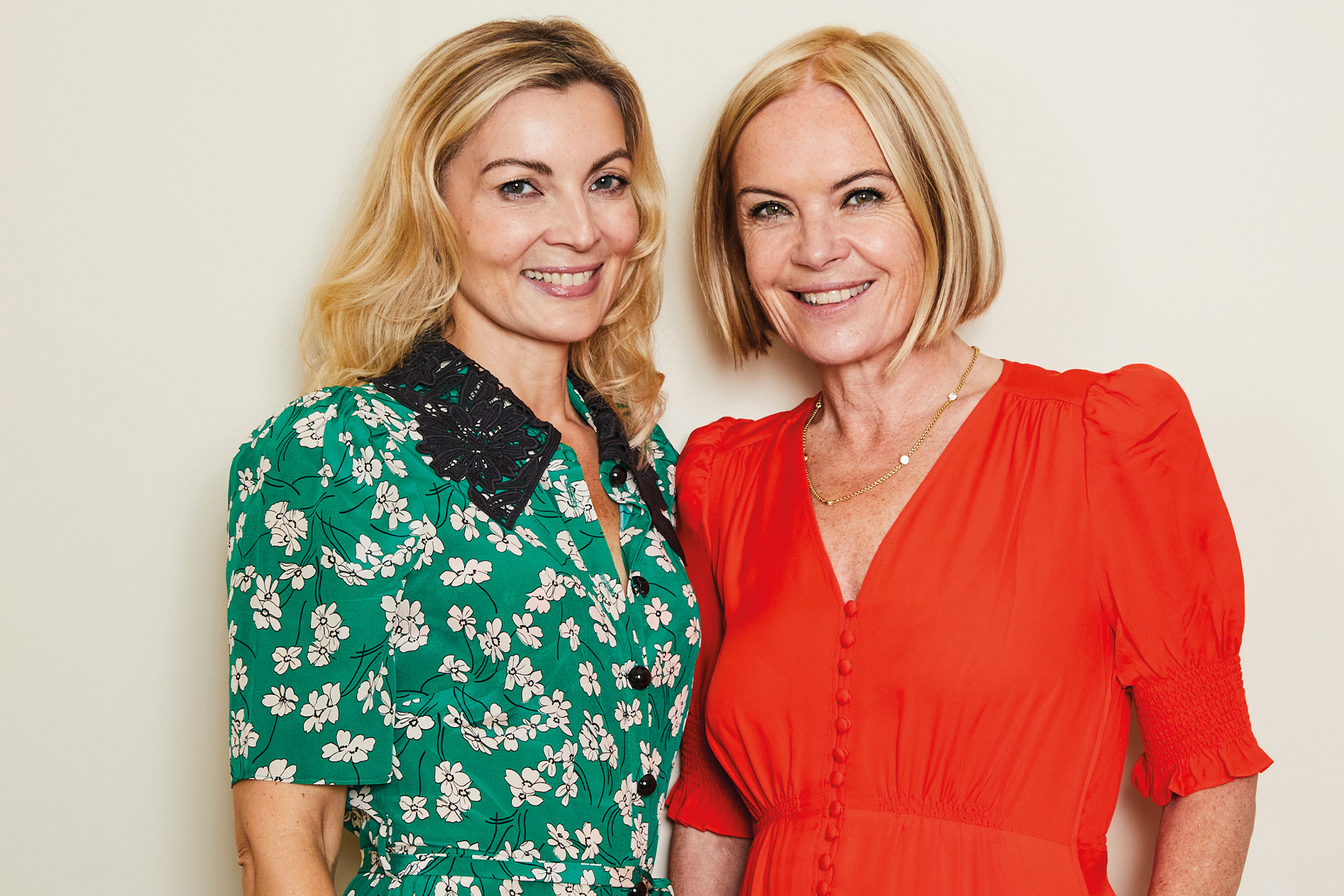 Mariella Frostrup and Alice Smellie