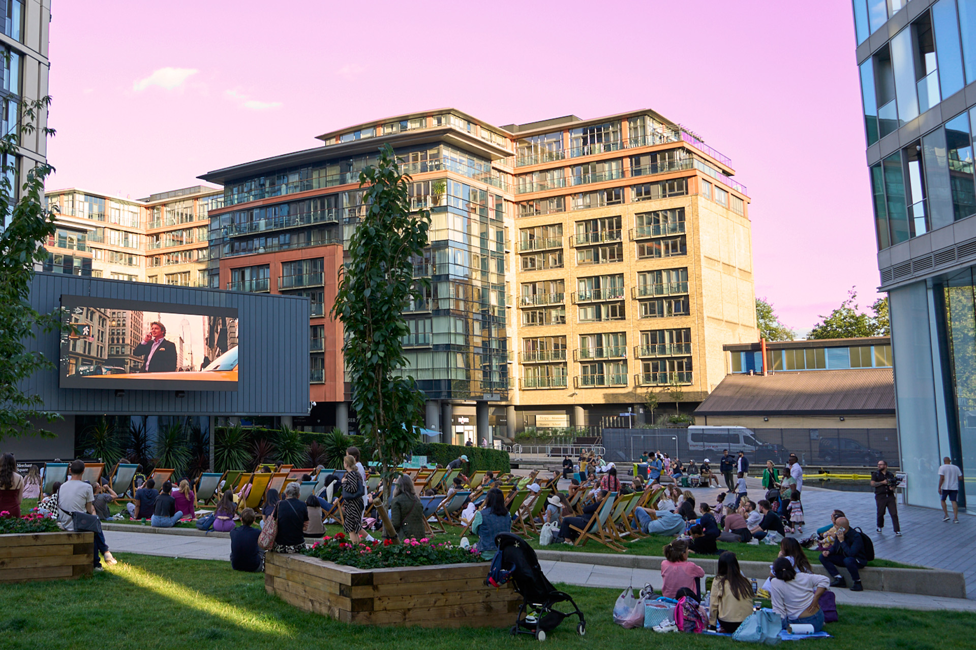 Free outdoor cinema screening