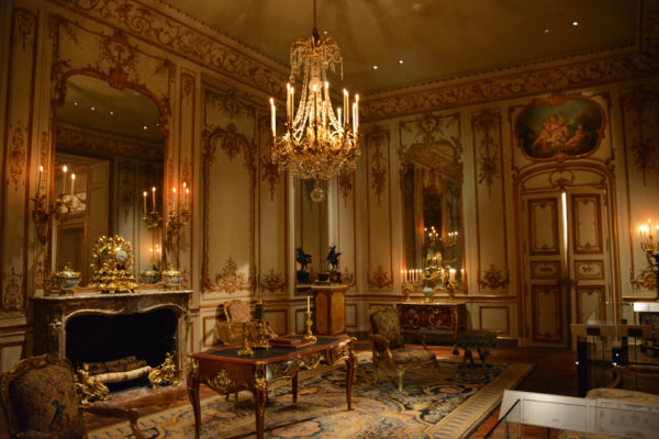 An outdated interior design style