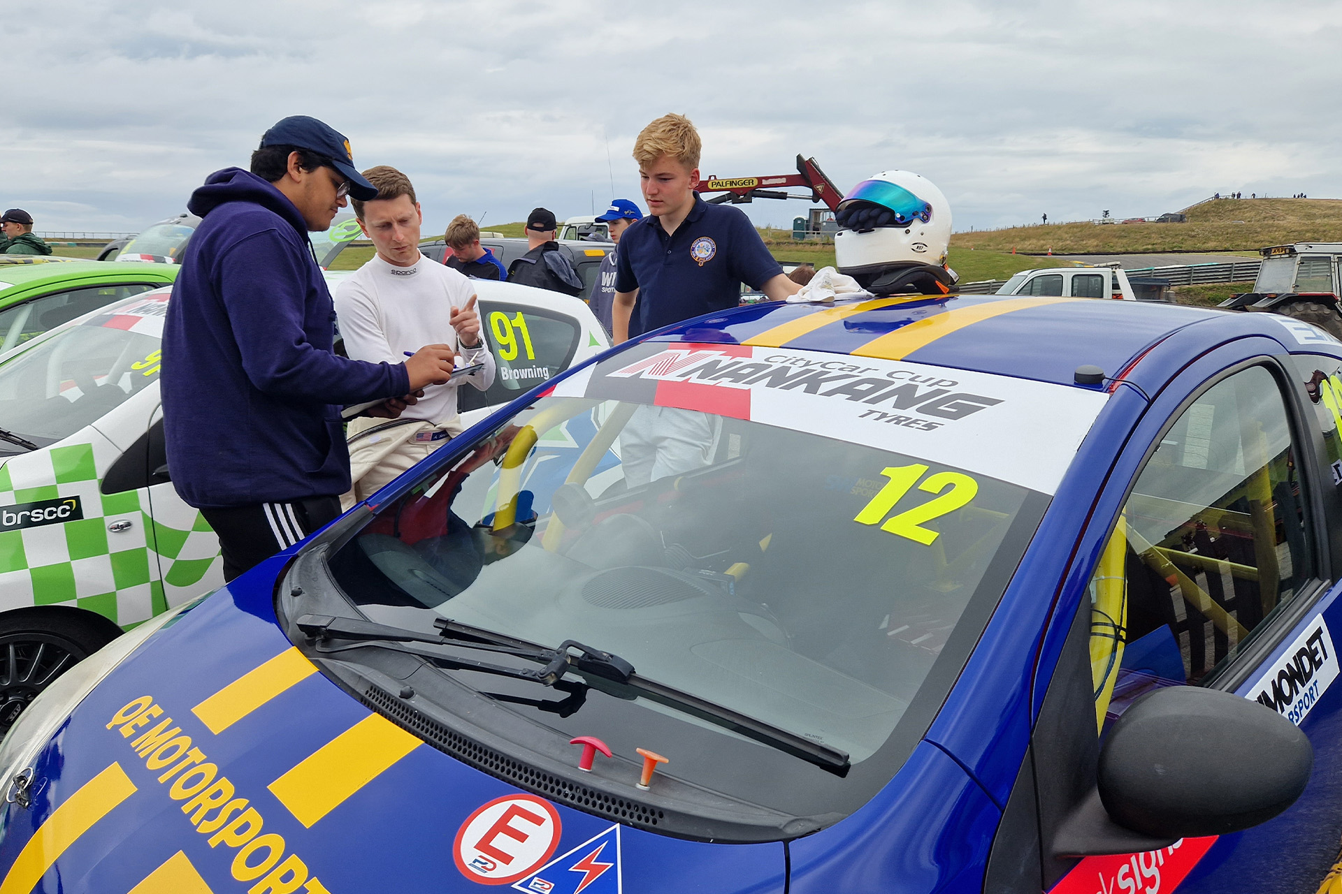 Racing car at Silverstone