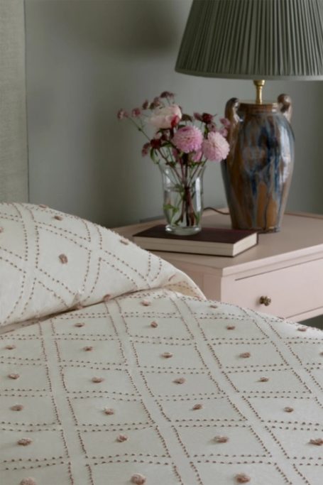 Embroidered bedding