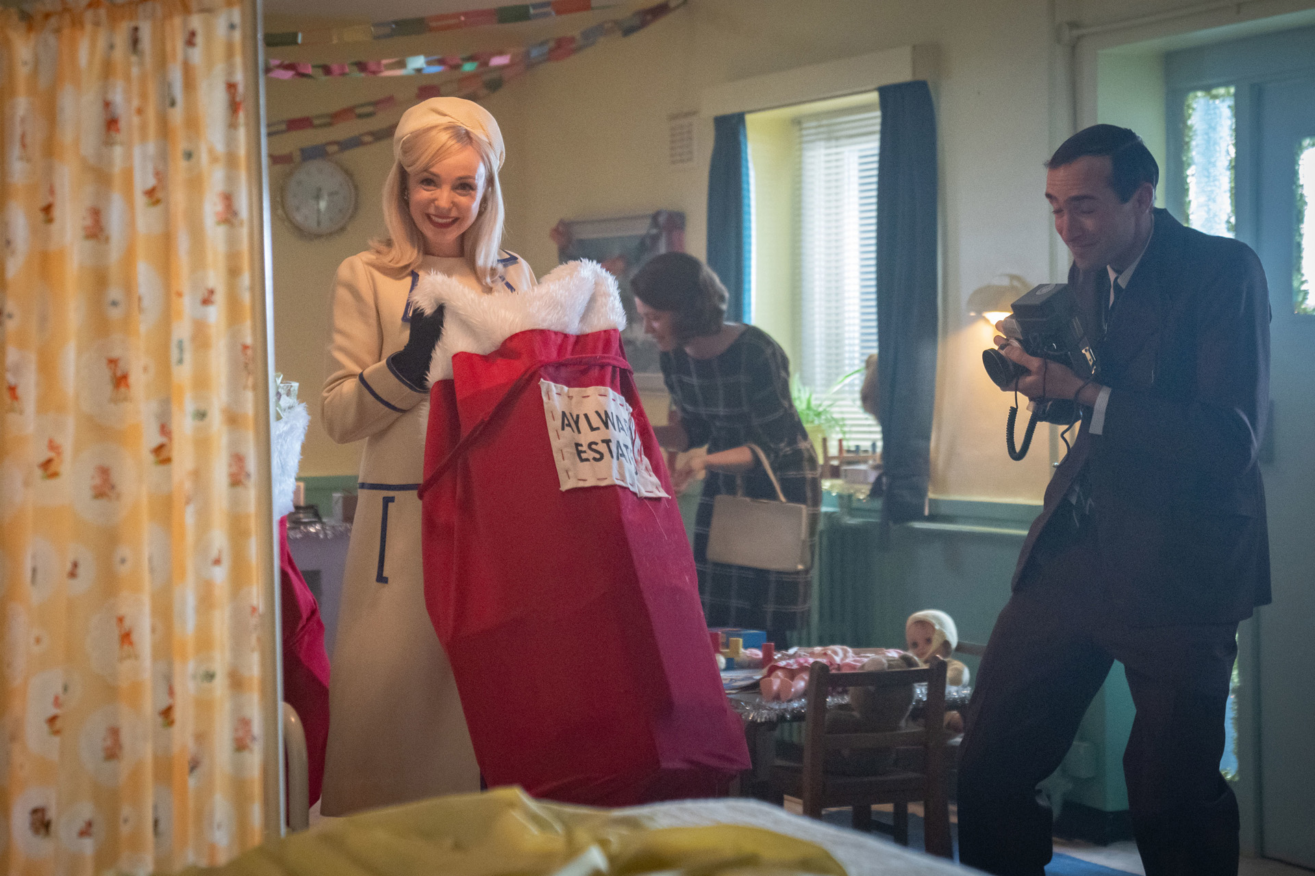 Helen George as Nurse Trixie Franklin in the Call The Midwife Christmas Special 2022