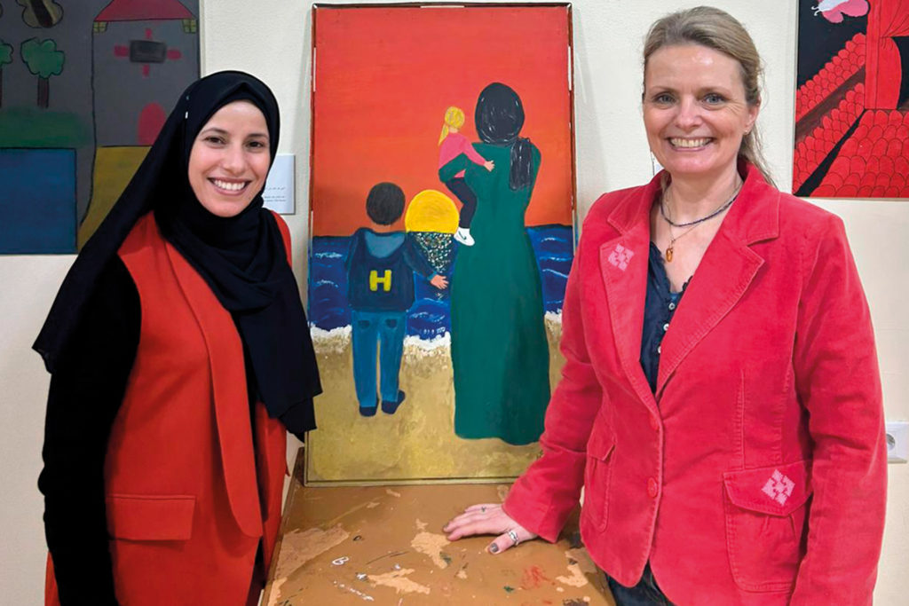 Alsama Co-Founders Meike Ziervogel (right) and Kadria Hussein