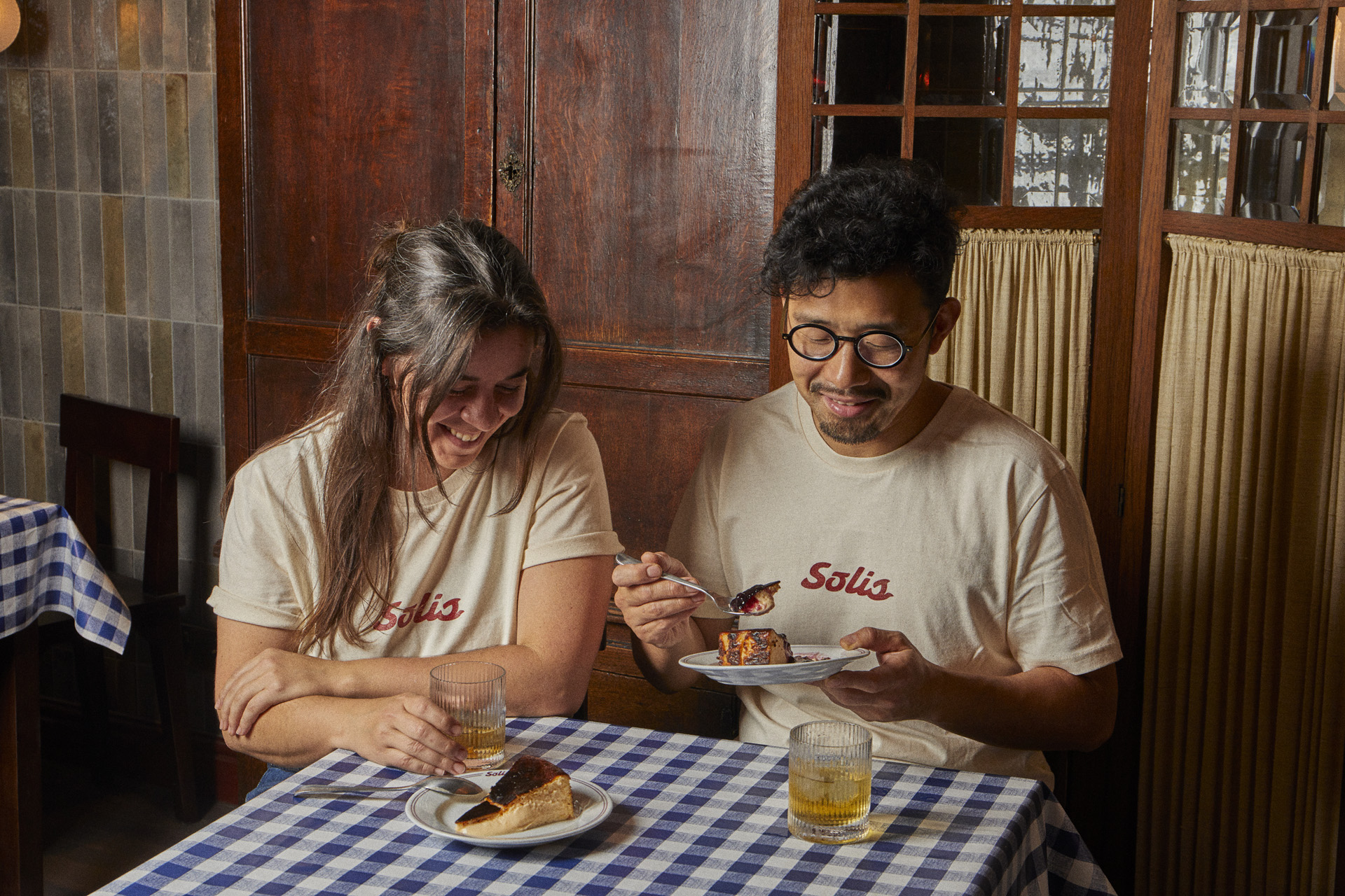 Ana and Zijun at Solis