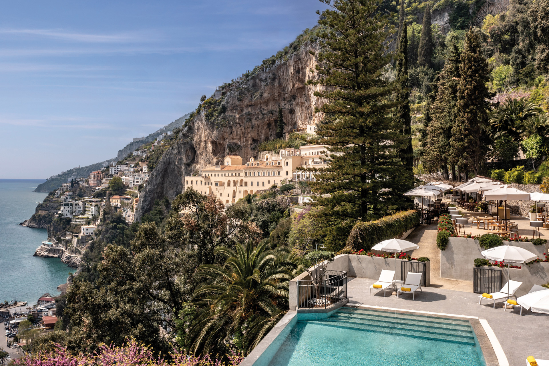 A hotel on the Amalfi Coast
