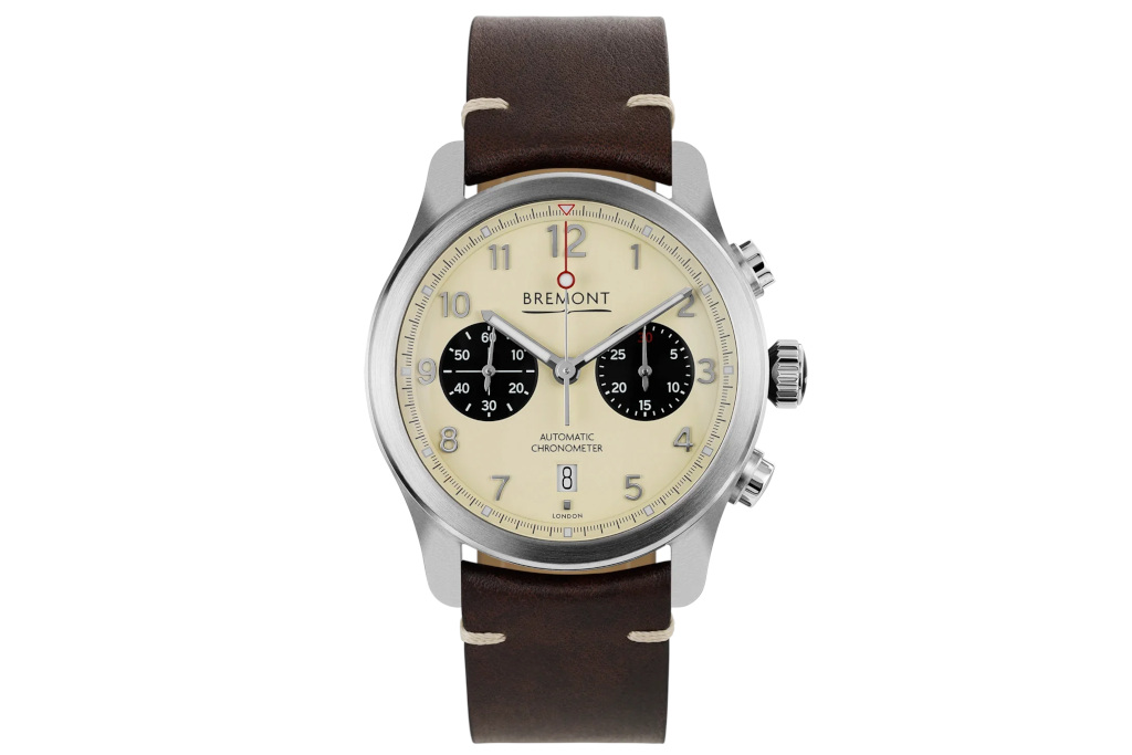 Brown strap watch