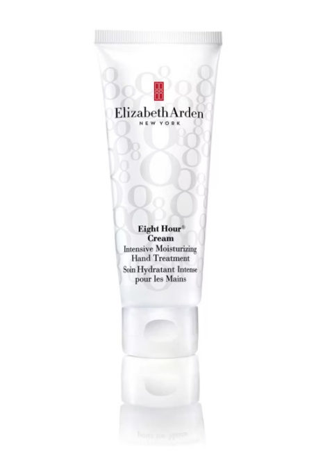 Silver and white tube