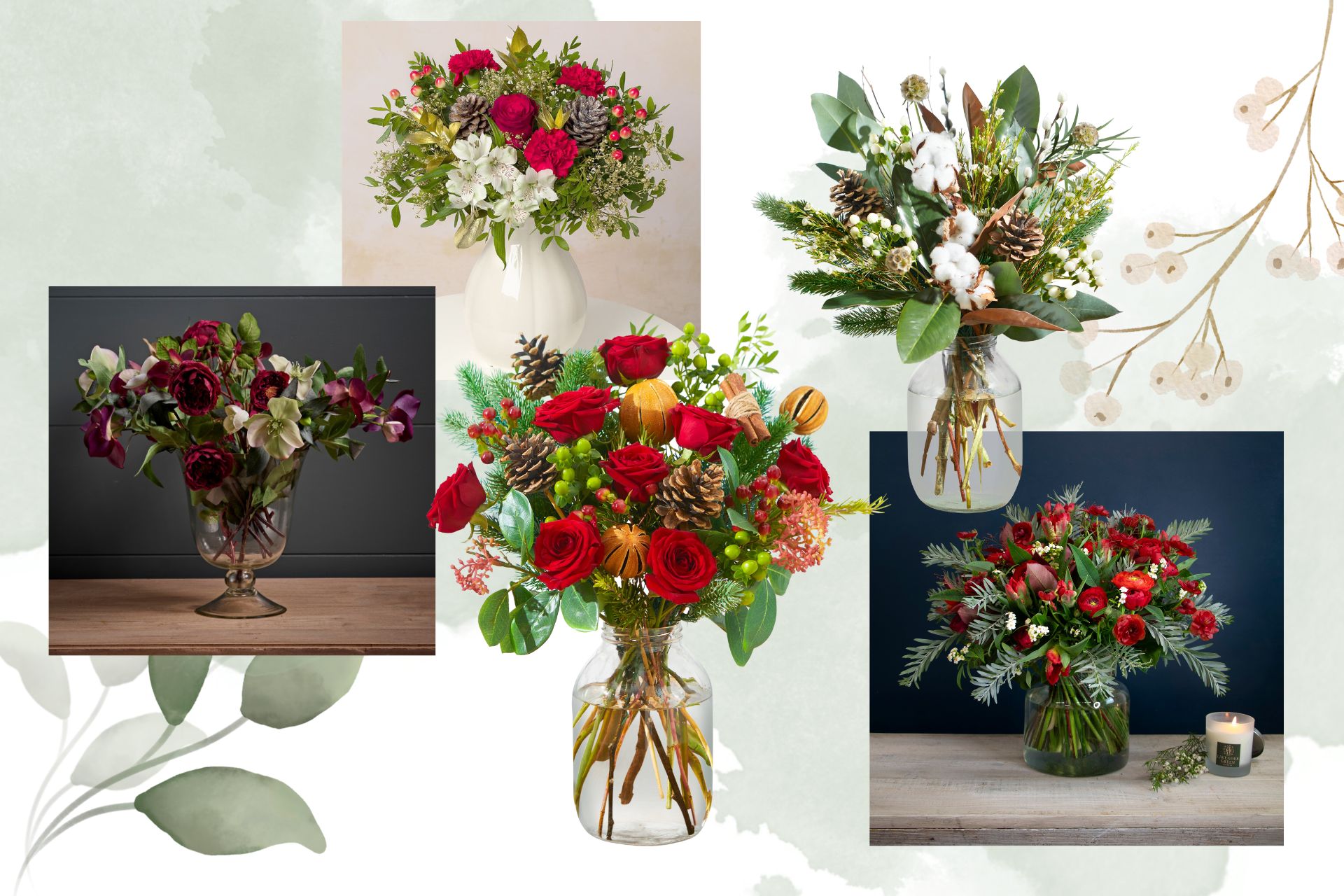 Perfect Festive Bouquets To Order This Christmas