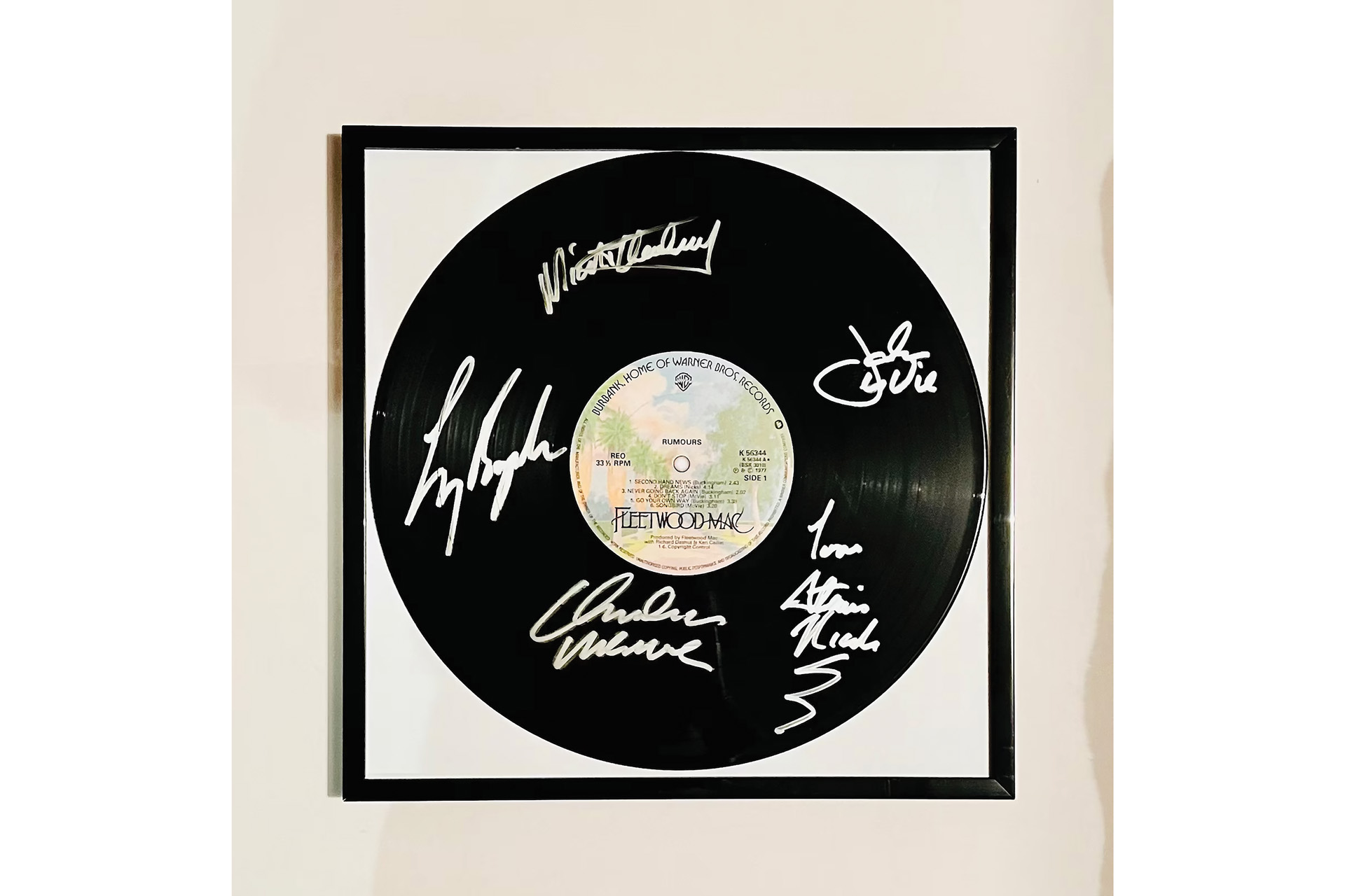 Fleetwood Mac signed vinyl