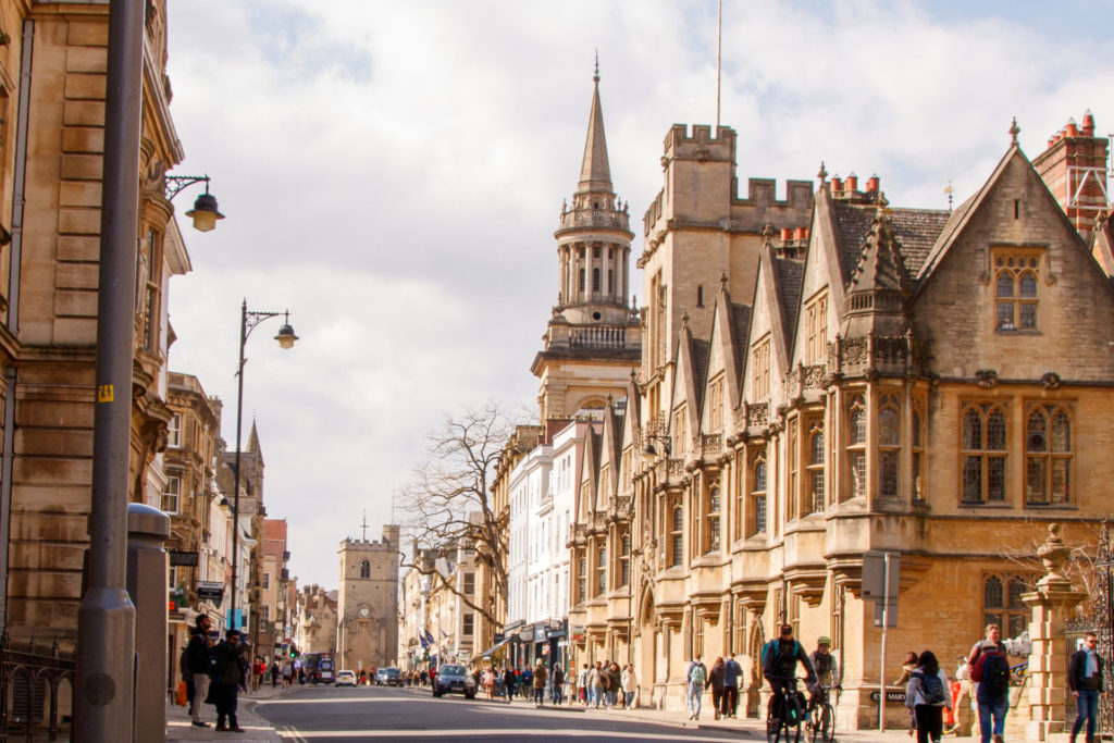 High street in Oxford