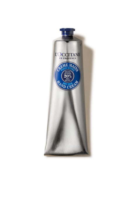 Silver tube of hand cream