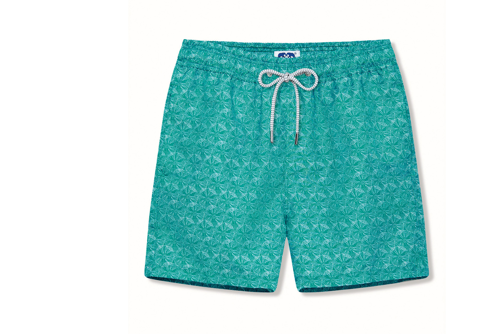Blue swim shorts