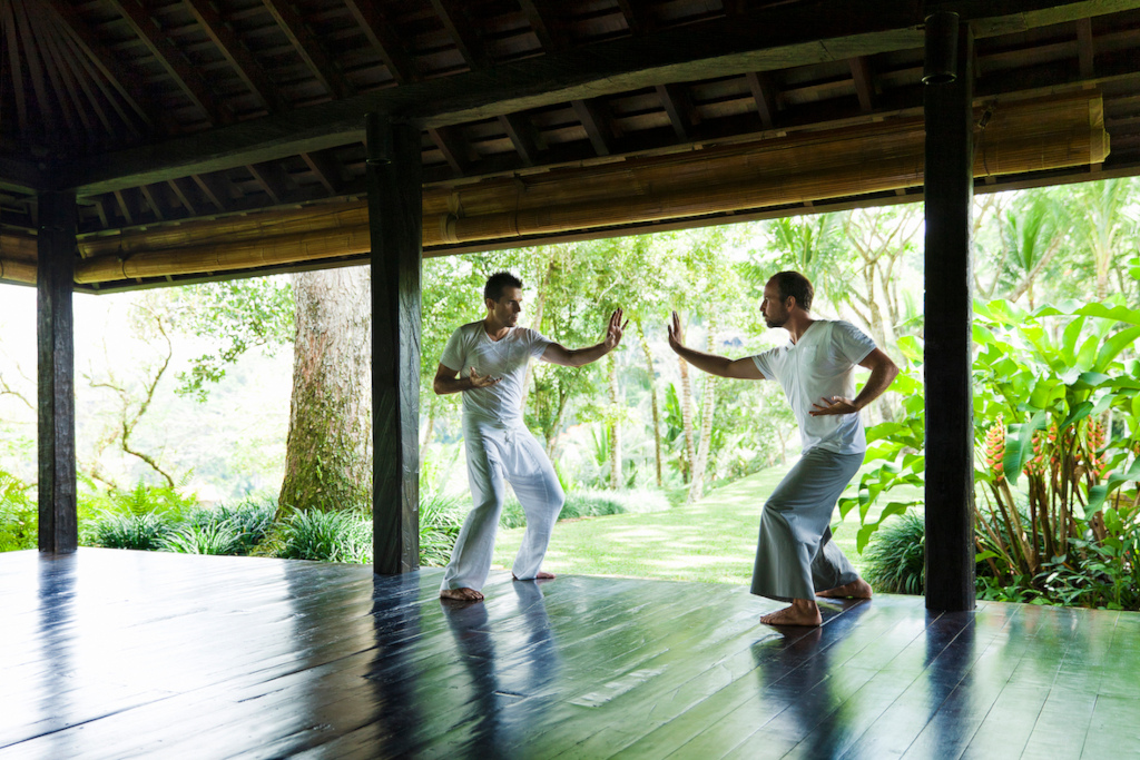 People practicing QiGong