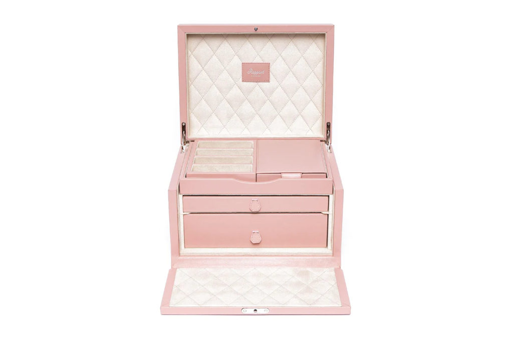 Pink jewellery box