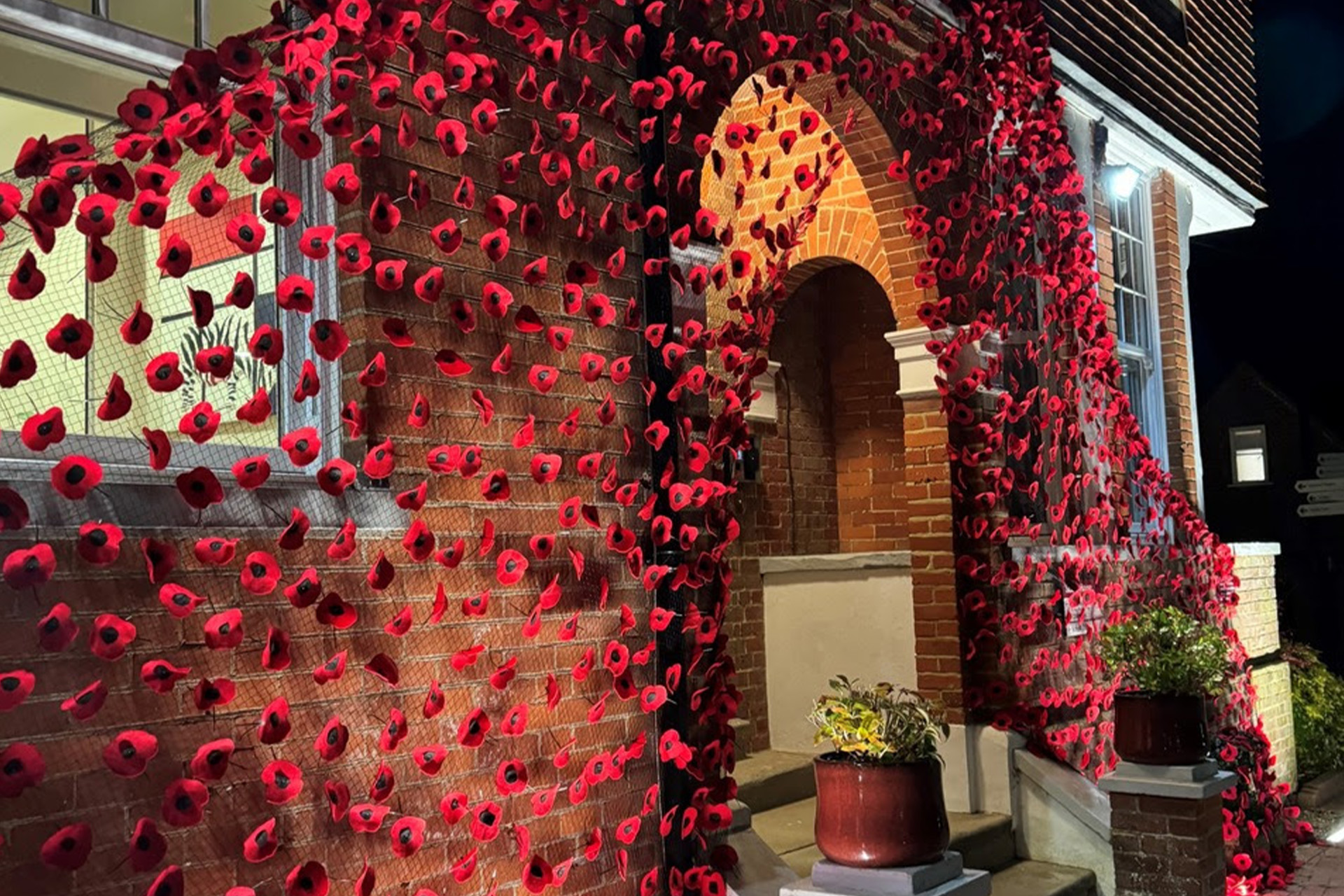 The Beacon Create Poppy Display To Commemorate Remembrance Day