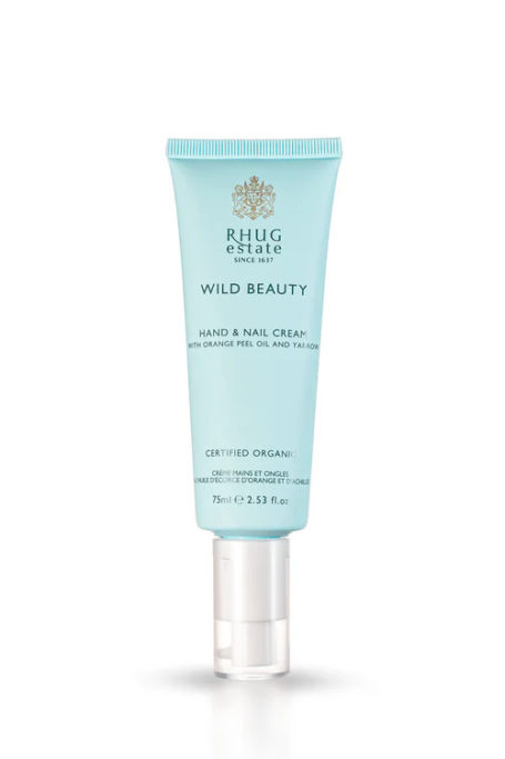 Blue tube of hand cream