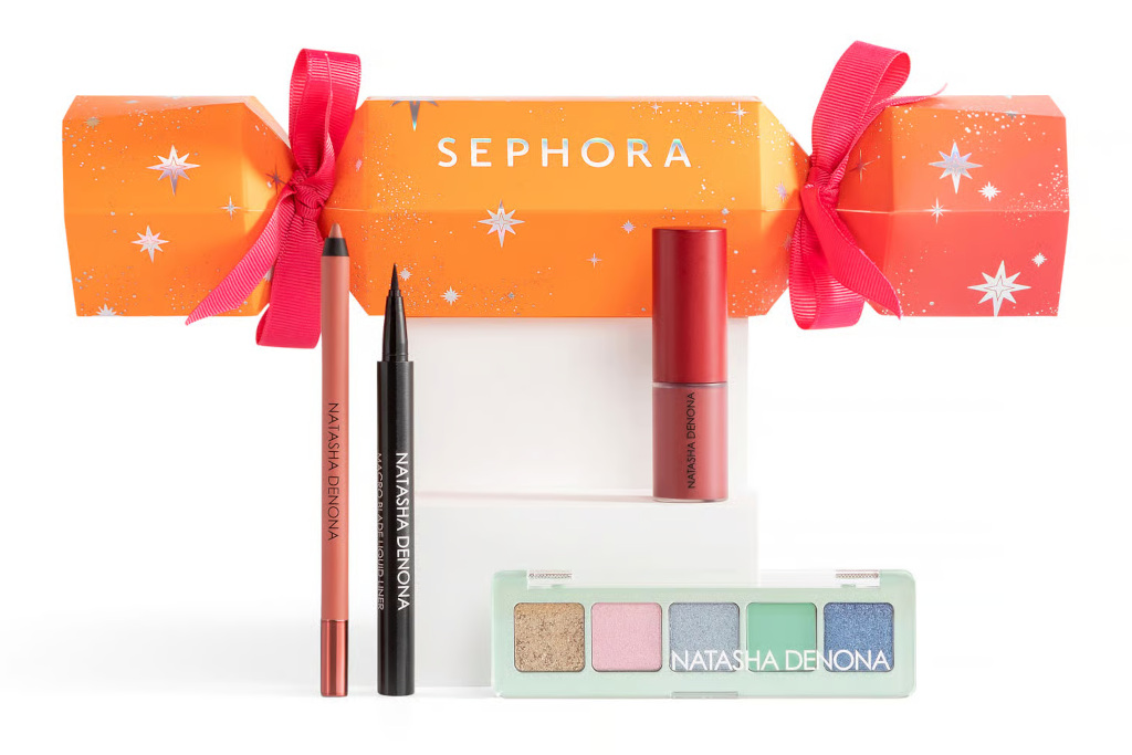 Orange cracker with makeup
