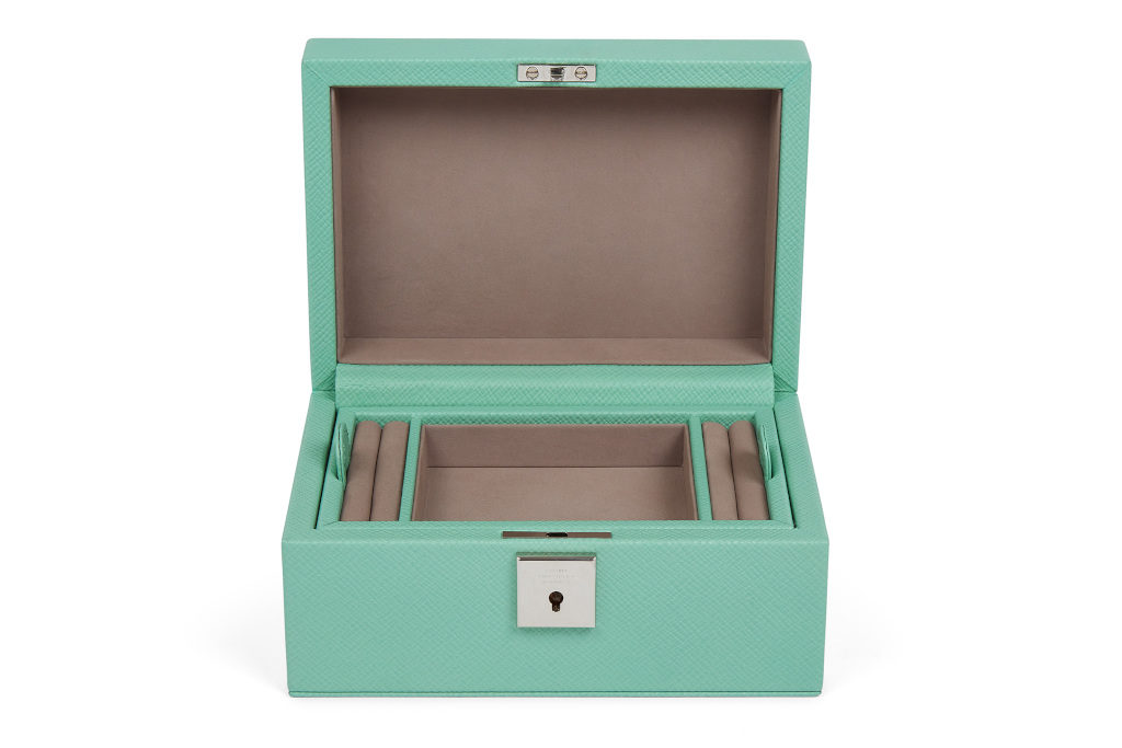 Blue-green jewellery box