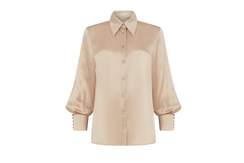 Champagne-coloured blouse