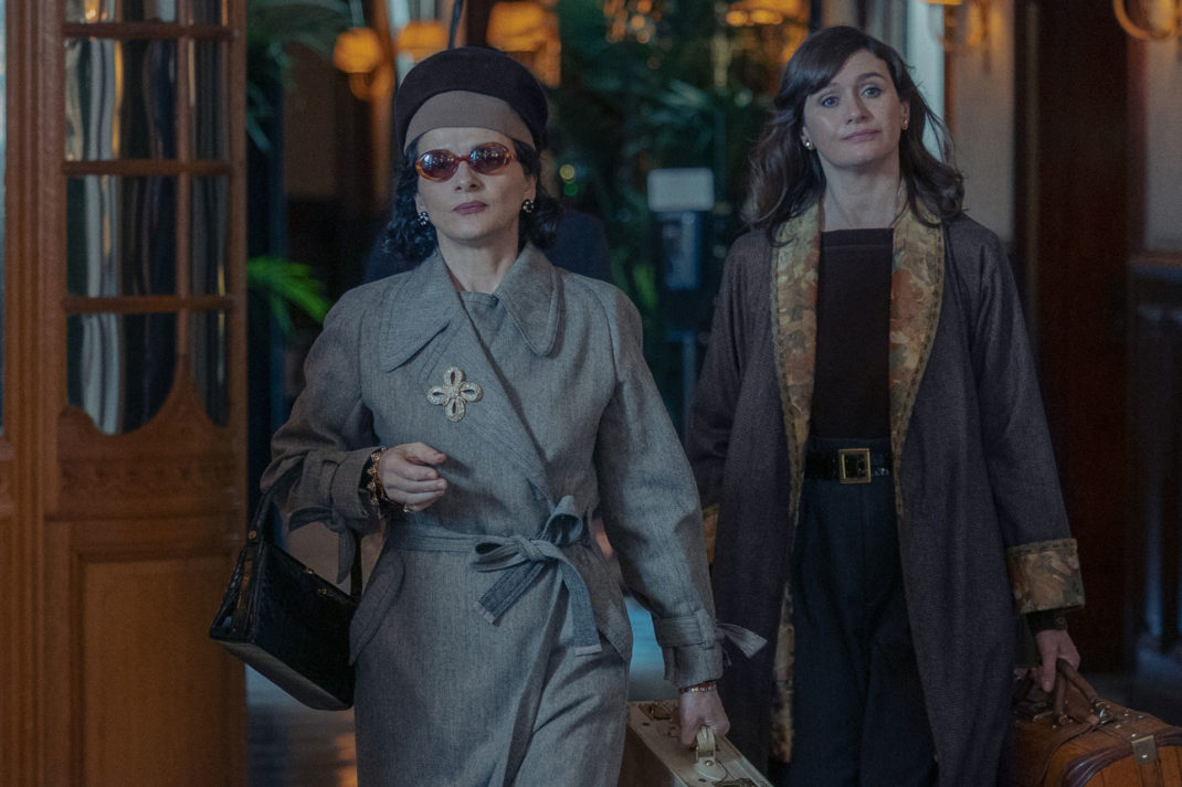 Juliette Binoche and Emily Mortimer in The New Look