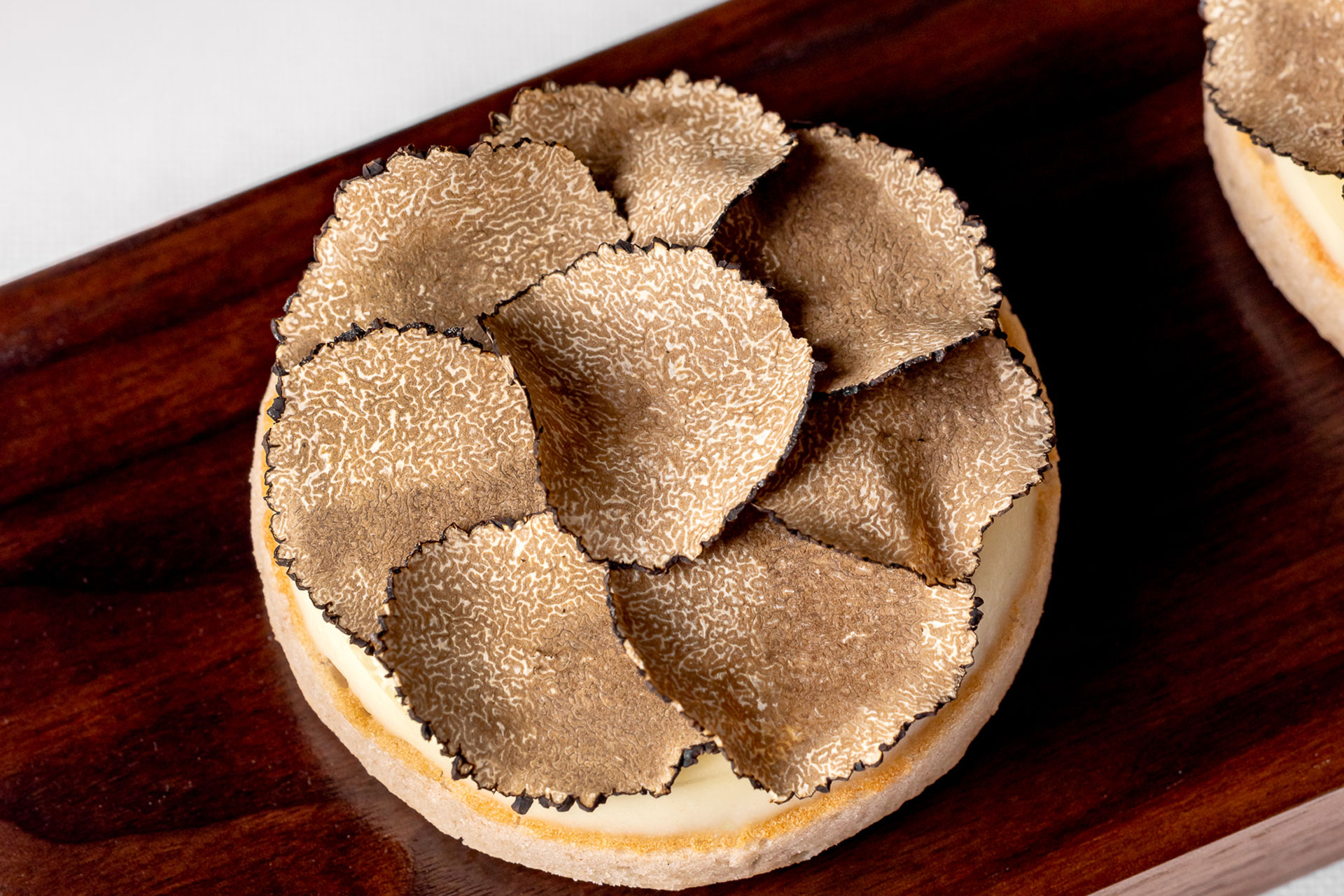 Truffle crumpet at Claridge's