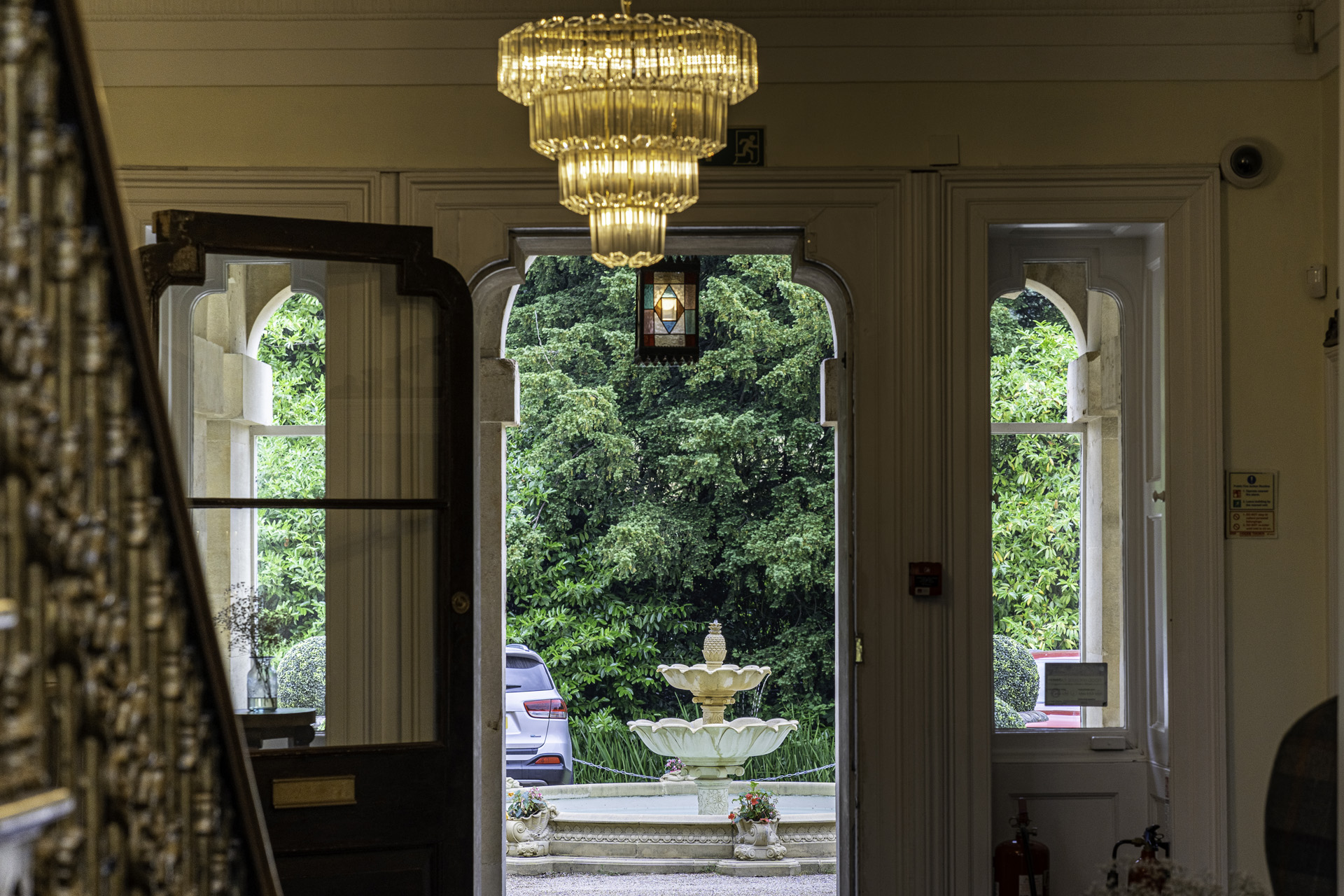 View from Reception