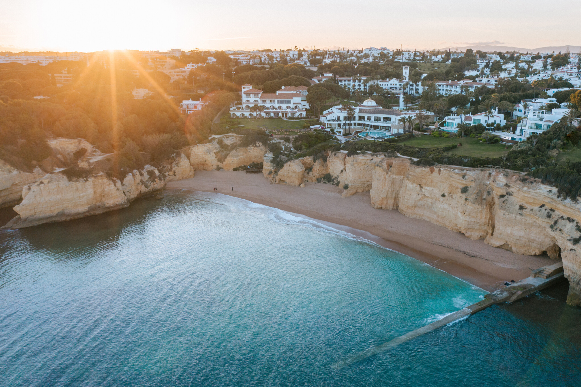 Vila Vita Parc at sunset