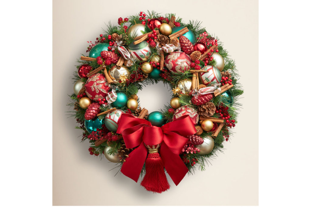 Neill Strain Christmas wreath