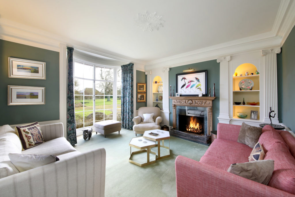 Sitting room overlooking garden