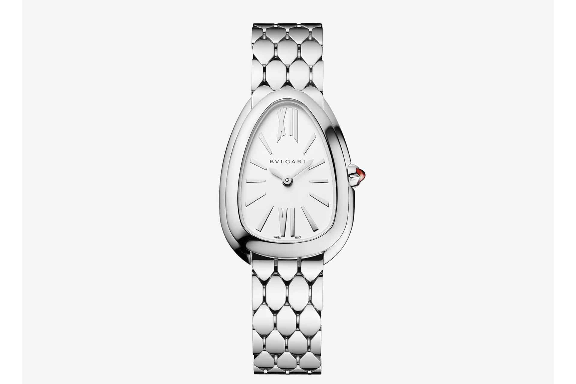 Steel Bvlgari watch