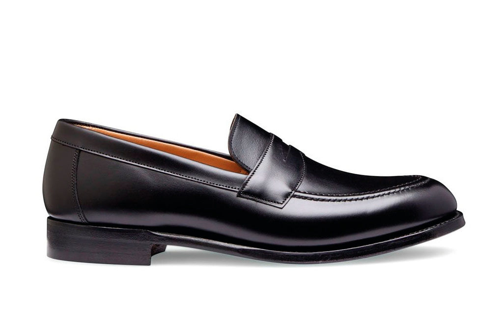 Black loafer
