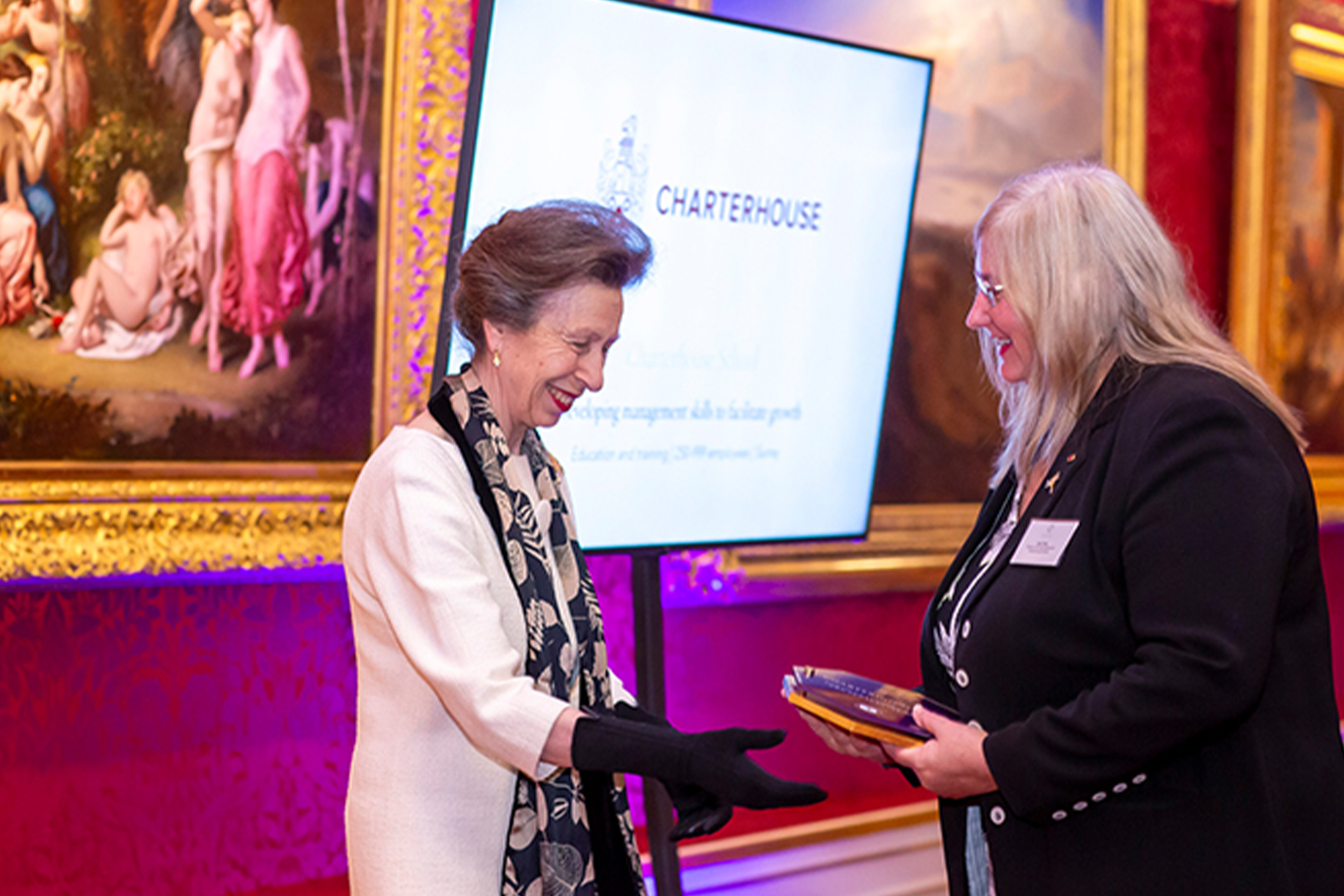 Charterhouse Receive The Princess Royal Training Award