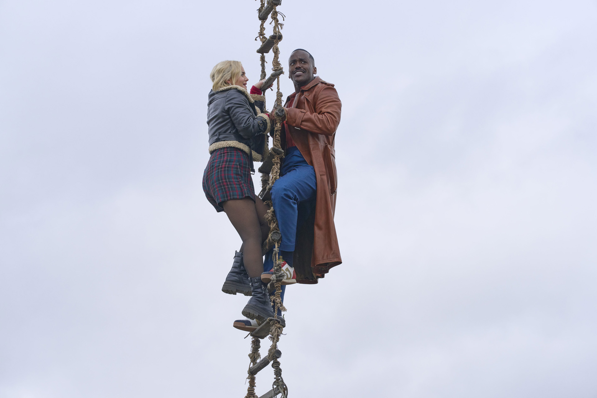 The Doctor (Ncuti Gatwa) and Ruby Sunday (Millie Gibson)