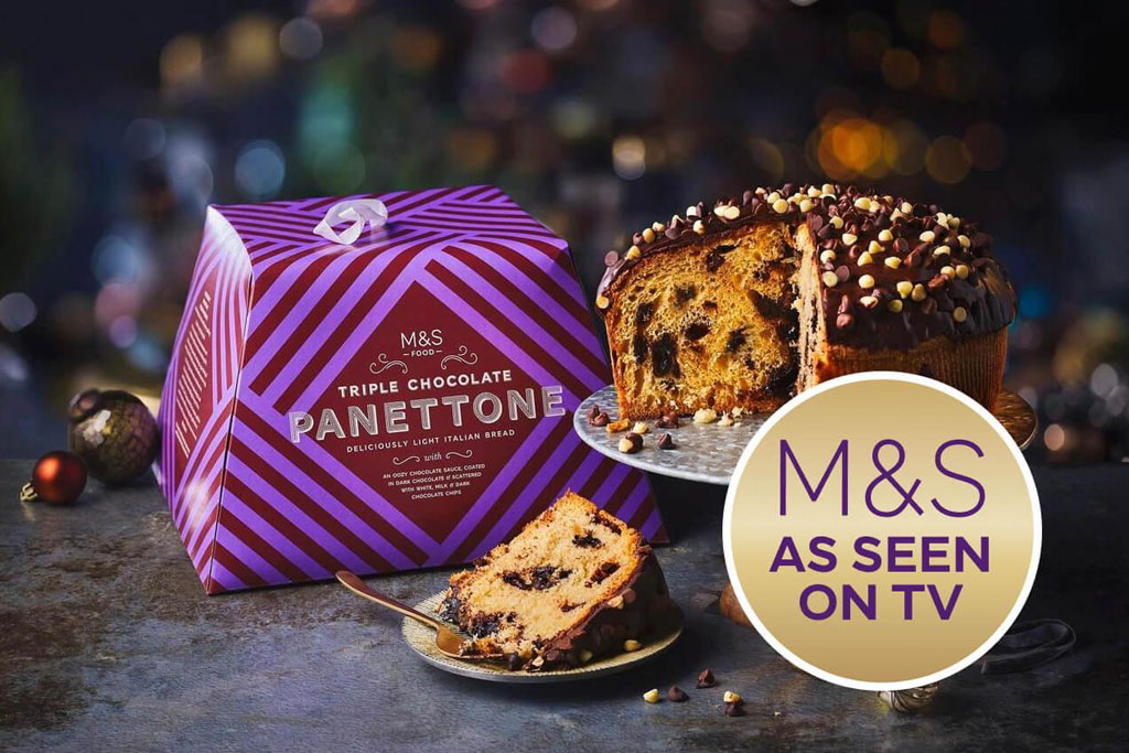 M&S Triple Chocolate Panettone